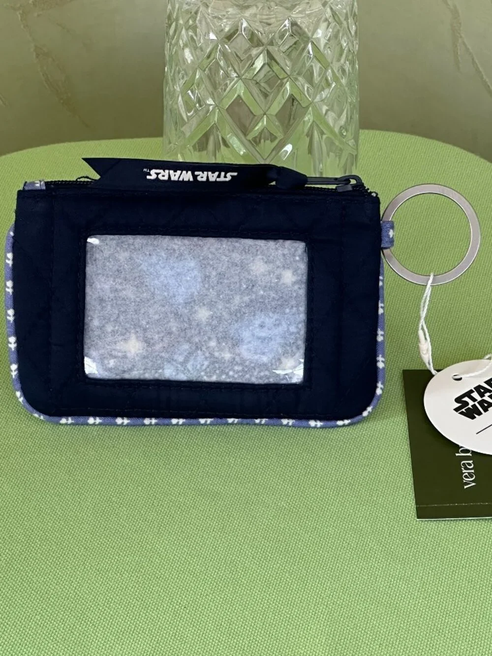 VERA BRADLEY STAR WARS ZIP ID CASE:NWT GROGU MACARONS